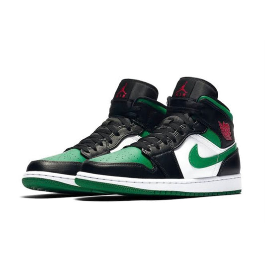 Air Jordan 1 Mid Green Toe