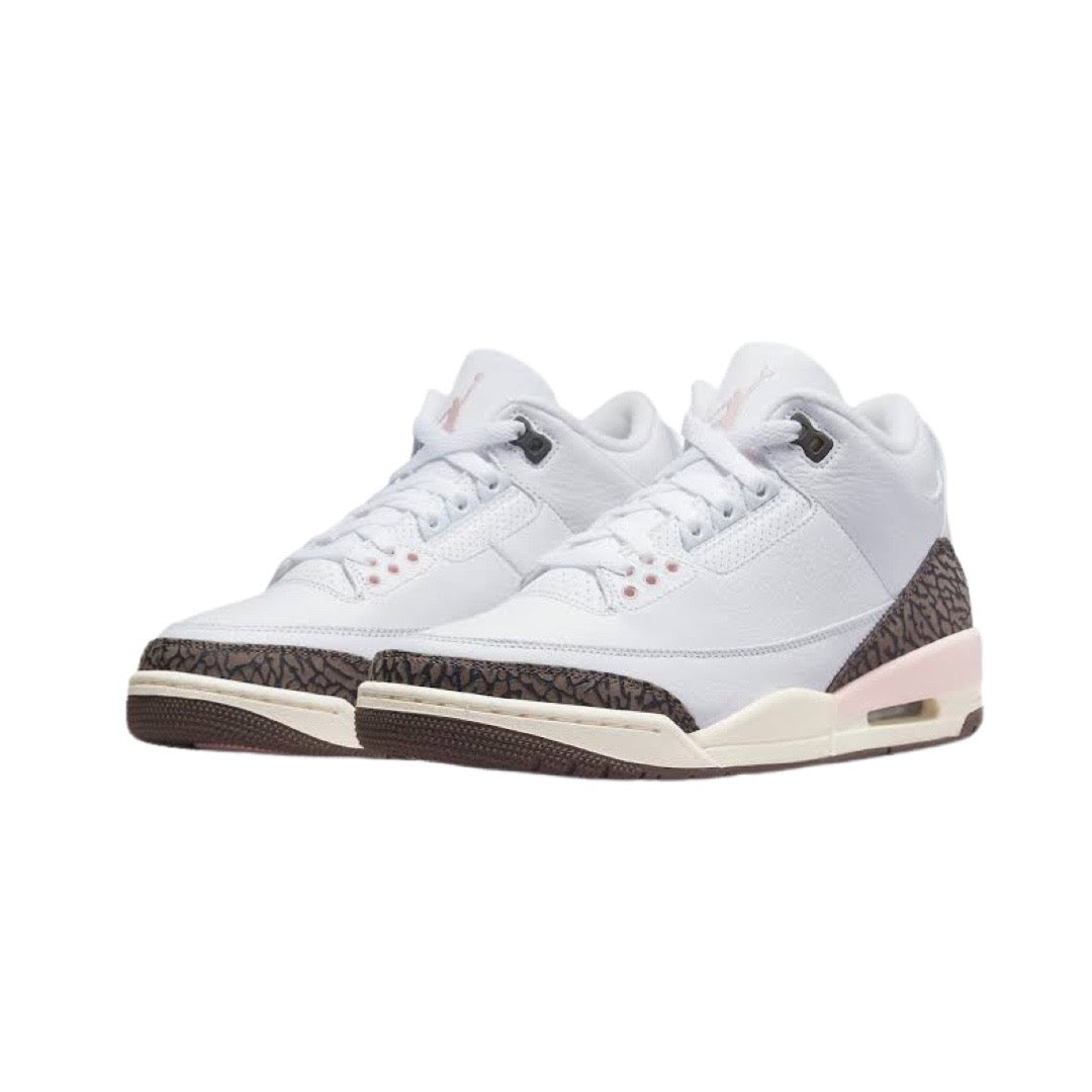 Women's Air Jordan 3 Retro White Dark Mocha Atmosphere Sail