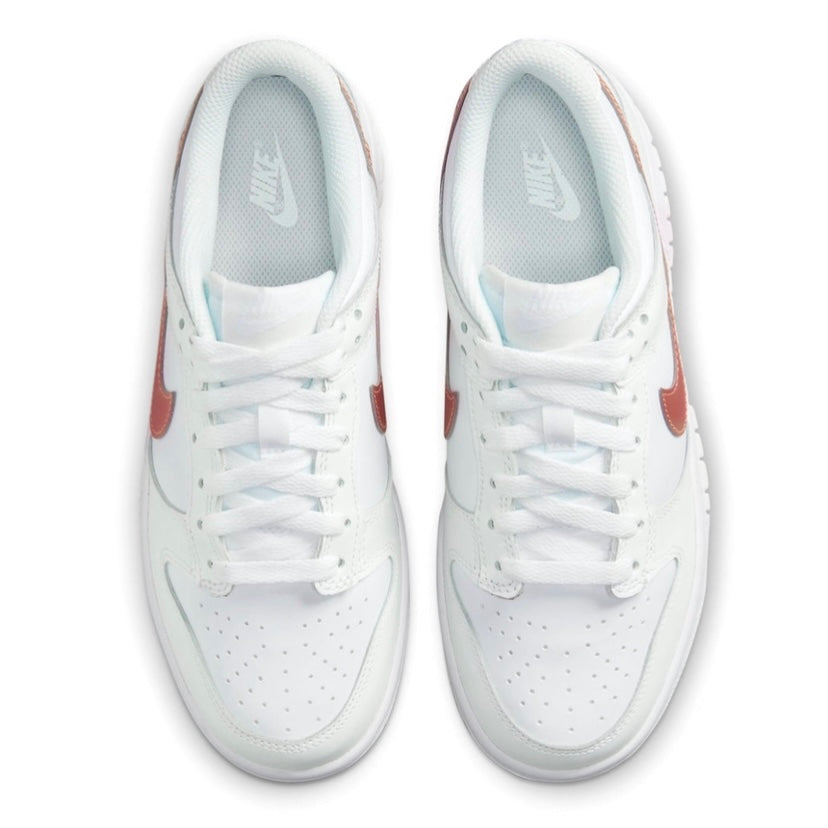 Dunk Low GS White Metallic Bronze By Nike