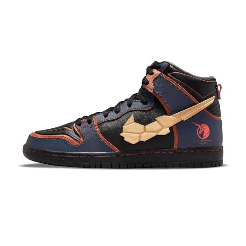 SB Dunk High Gundam 02 Banshee Black Gold 2021