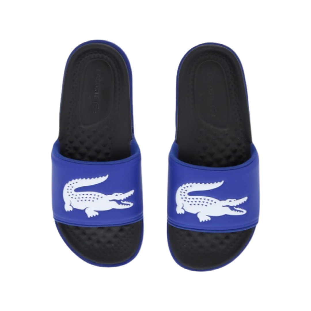 Lacoste Croco Dualiste Slide 0722 Royal Blue White Black