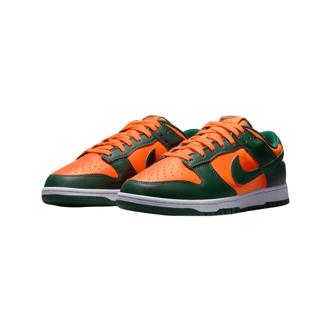 Dunk Low Retro Miami Hurricanes Team Dark Green Team Orange White