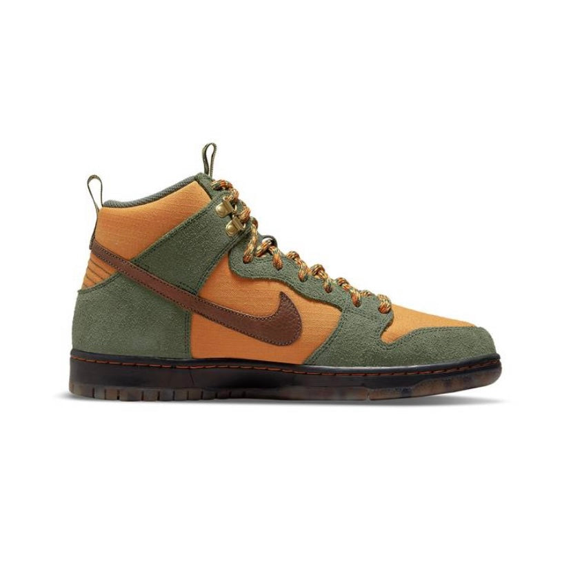 Nike SB Dunk High Pass~Port Work Boots Passport Army Green/Brown/Black