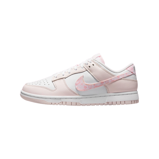 Nike Women's Dunk Low Pink Paisley White Pearl Pink Medium Soft Pink