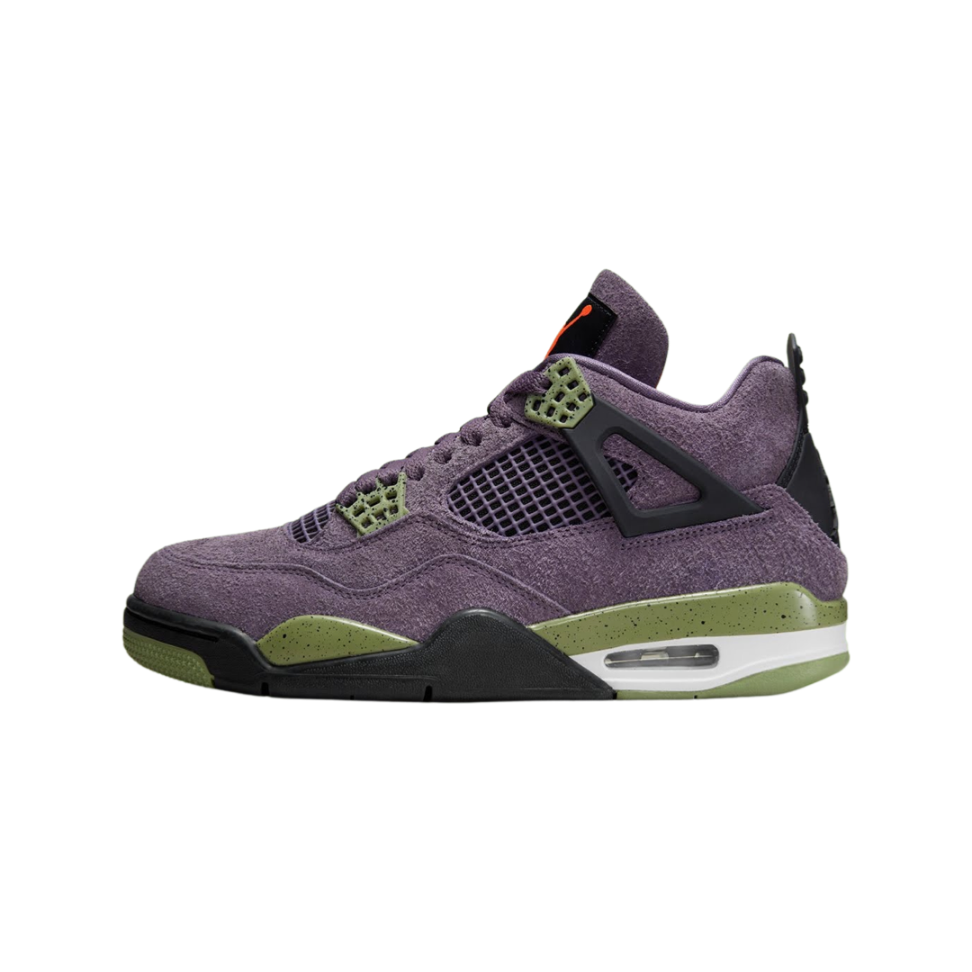 Women's Air Jordan 4 Retro Canyon Purple Safety Orange