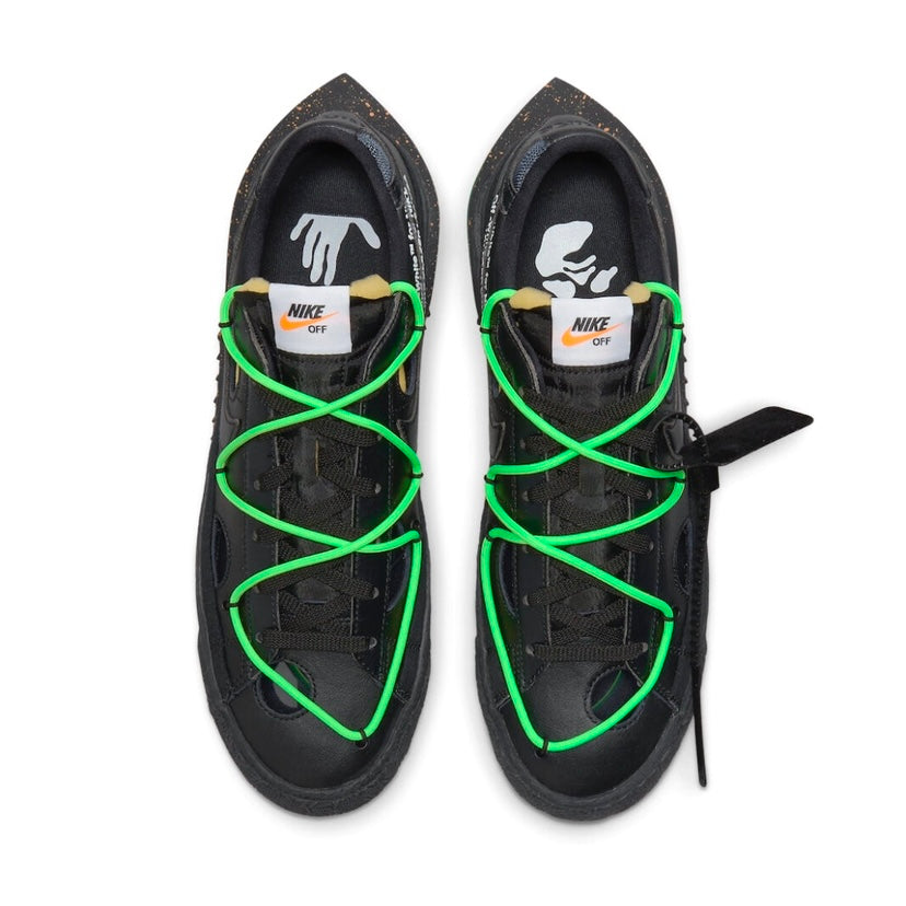 Off-White x Nike Blazer Low  Black Green