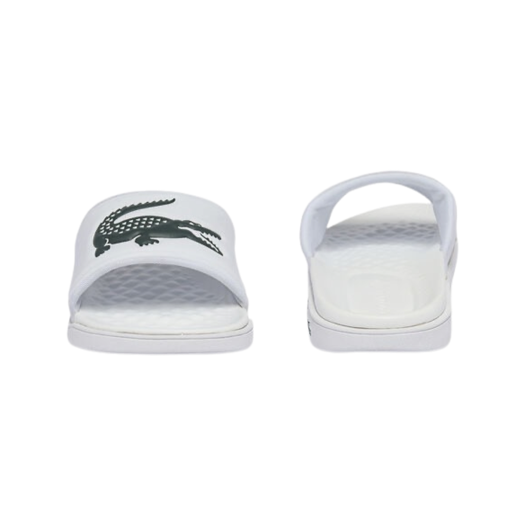 Lacoste Croco Dualiste Slide 0722 White Dark Green