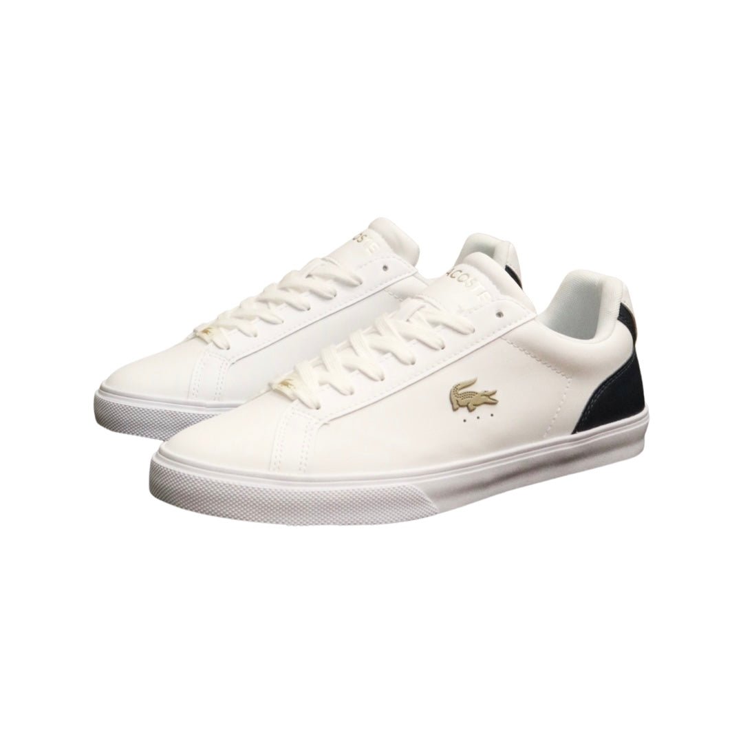 Men's Lacoste Lerond Pro 123 White Gold Navy