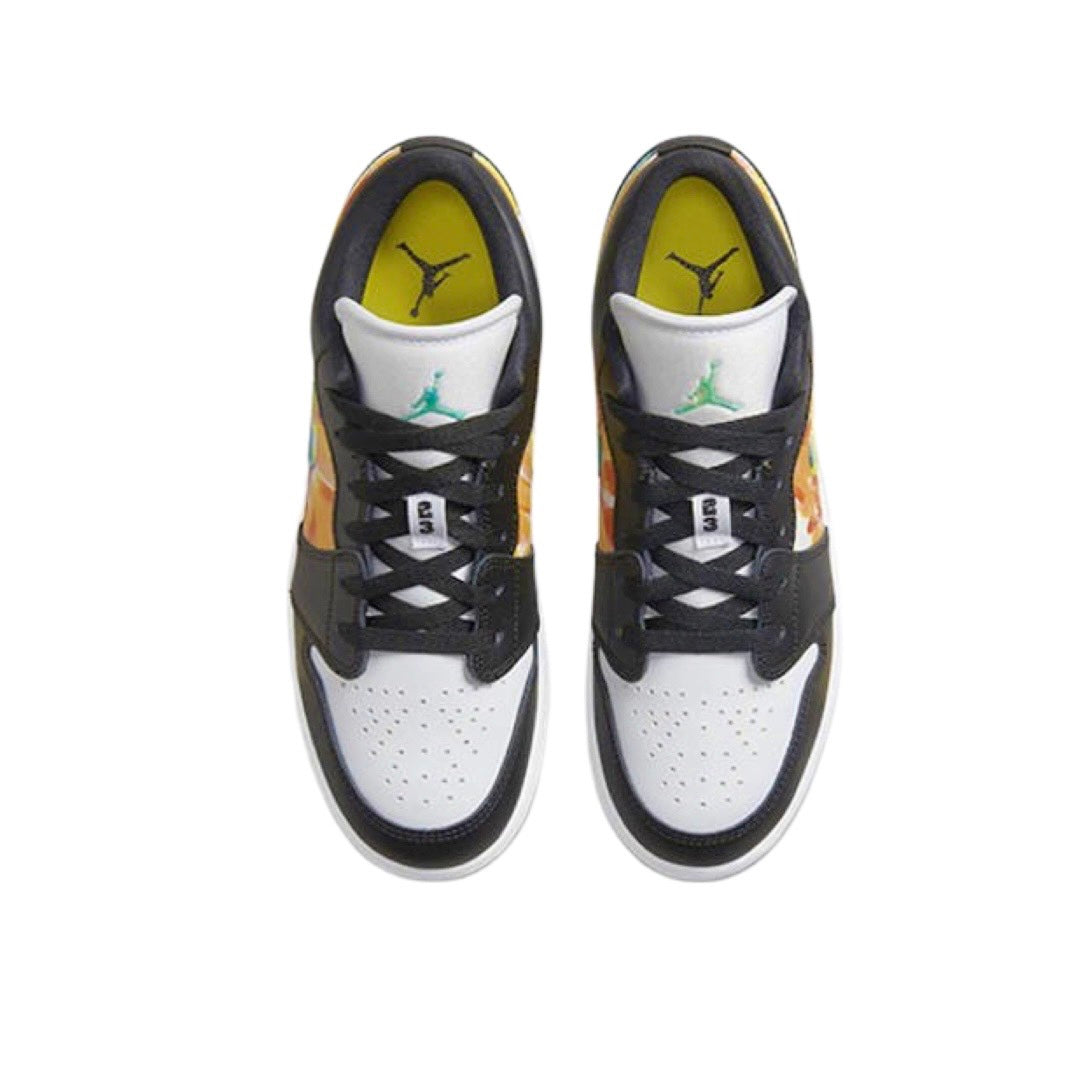 Air Jordan 1 Low SE GS Black White Team Orange