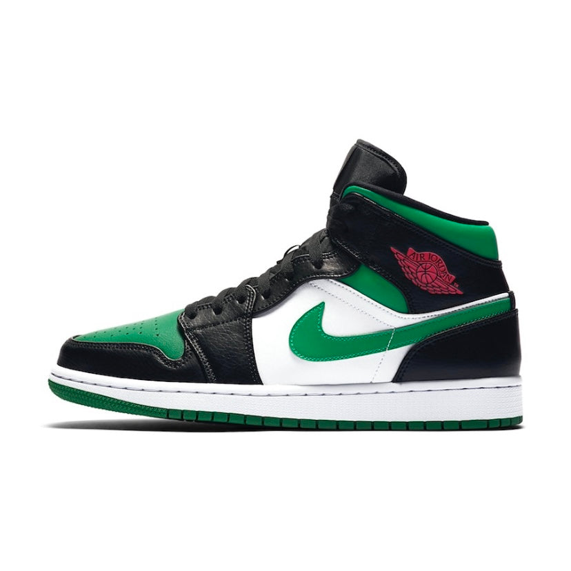 Air Jordan 1 Mid Green Toe