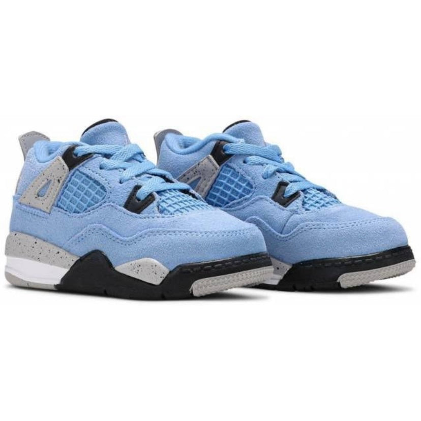 Toddler Air Jordan 4 Retro UNC University Blue TD