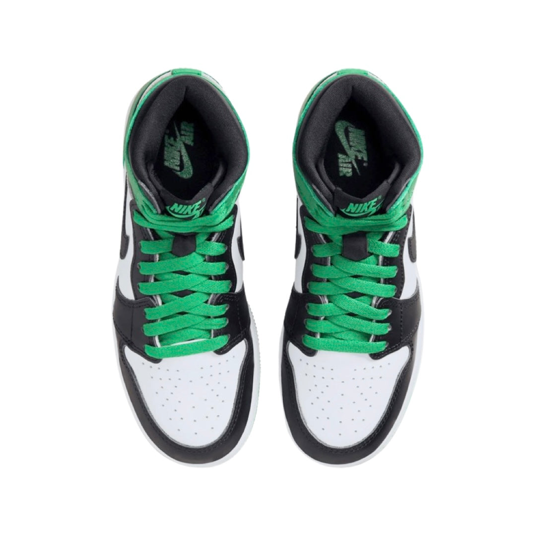 Air Jordan 1 High GS Lucky Green Black White