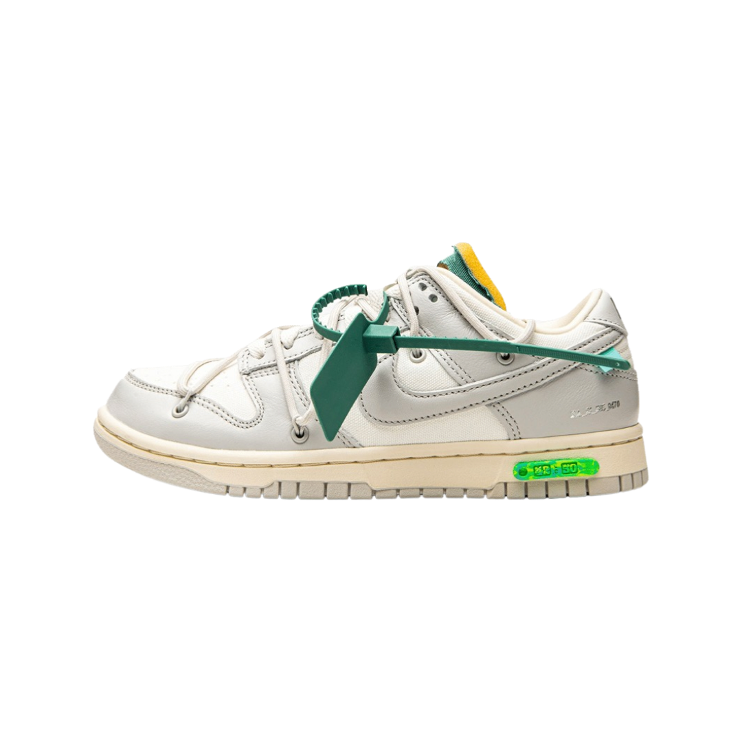 Off-White x Nike Dunk Low "Lot 42 of 50" Sail Neutral Grey Light Bone