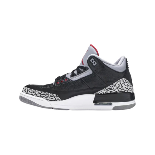 Air Jordan 3 Retro "Black Cement" 2011 Black Varsity Red Cement Grey