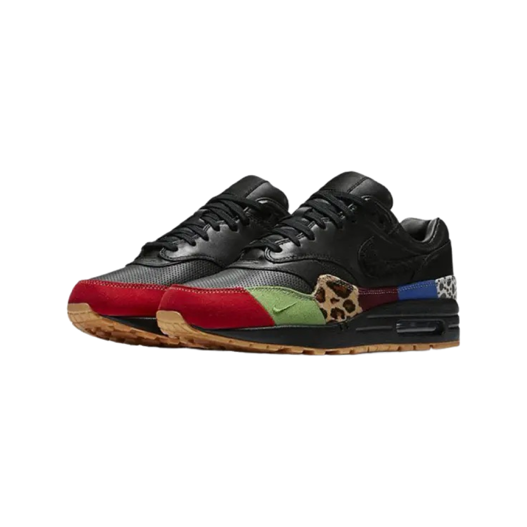 Air Max 1 Premium QS 'Master' Black Black University Red International Blue