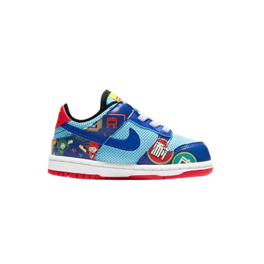 Toddler Nike Dunk Low Chinese New Year Fire Cracker Blue Multicolour