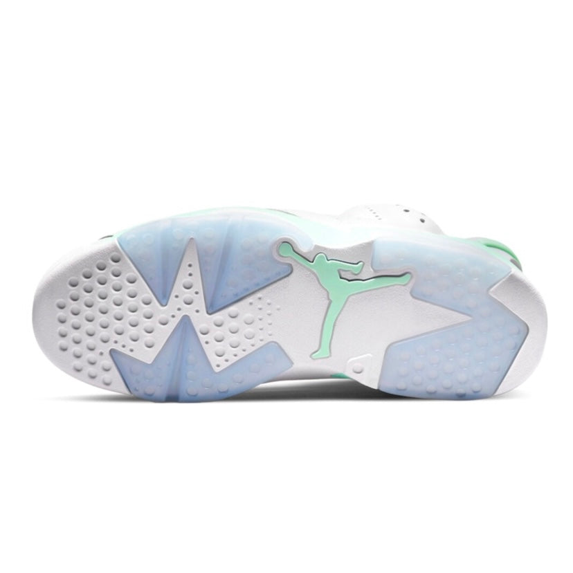 Women's Air Jordan 6 Retro White Pure Platinum Mint Foam