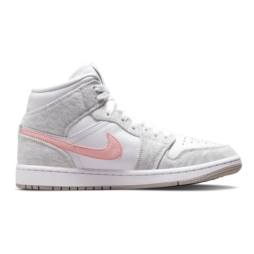 Women's Air Jordan 1 Mid Light Iron ORE Atmosphere