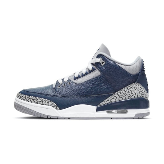 Air Jordan 3 Retro Georgetown Navy Grey White