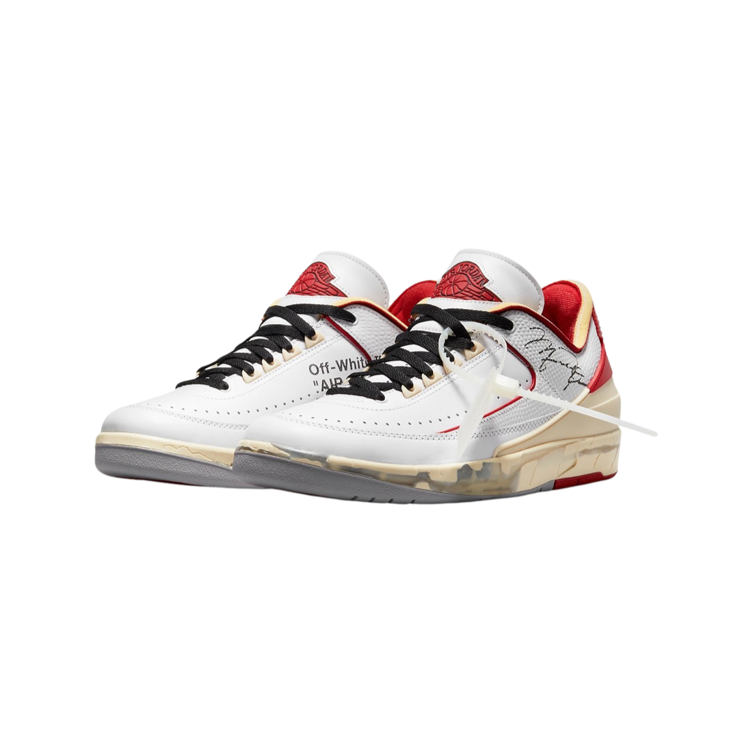 Off-White x Air Jordan 2 Retro Low SP White Varsity Red