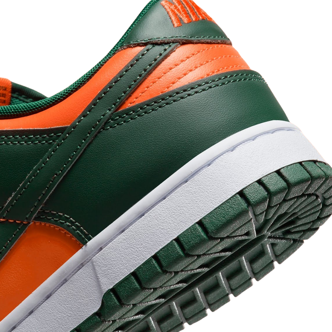 Dunk Low Retro Miami Hurricanes Team Dark Green Team Orange White