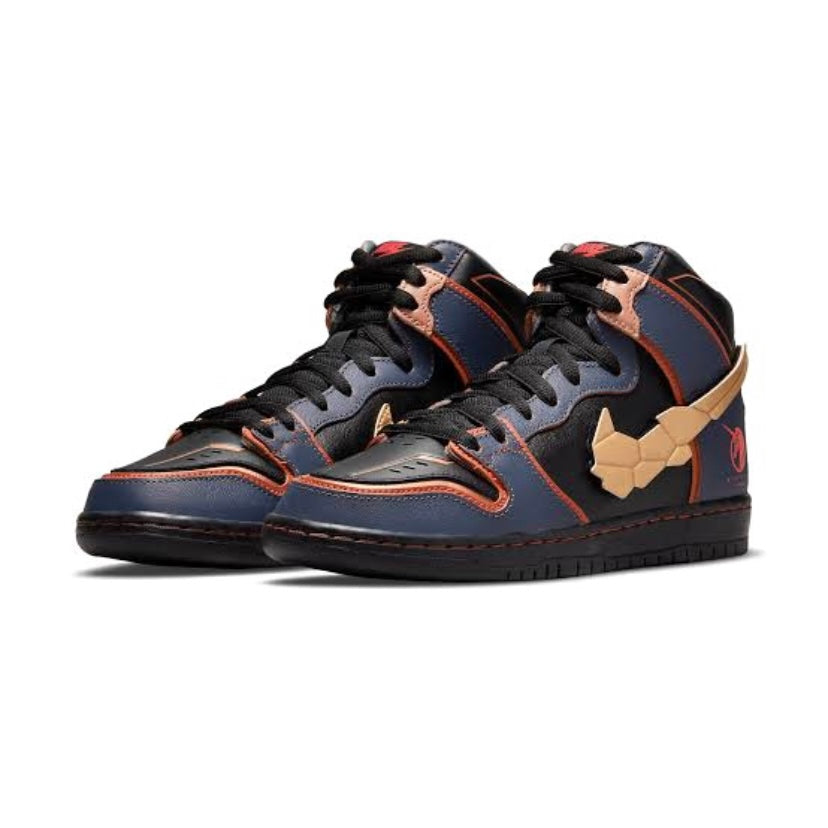 SB Dunk High Gundam 02 Banshee Black Gold 2021