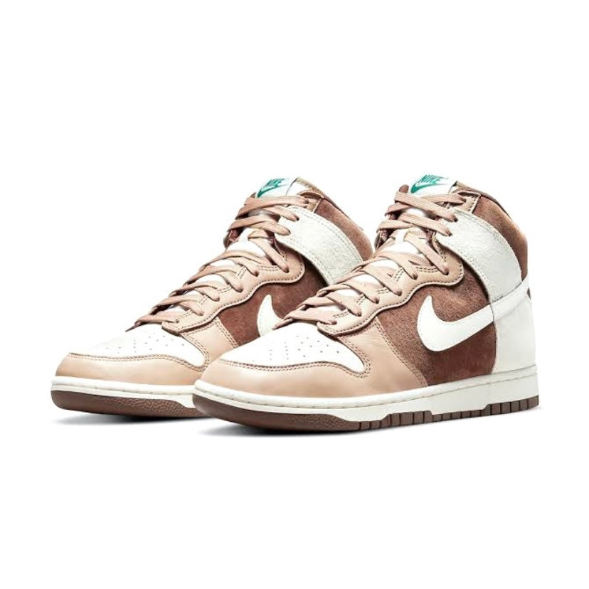 Nike Dunk High Khaki Chocolate Sail