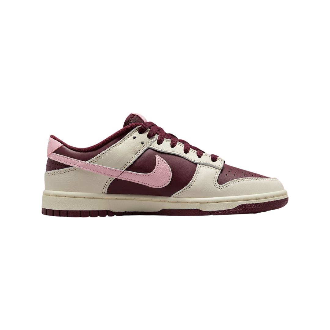 Nike Women's Dunk Low Premium Valentines Day Pale Ivory Medium Soft Pink Might Maroon