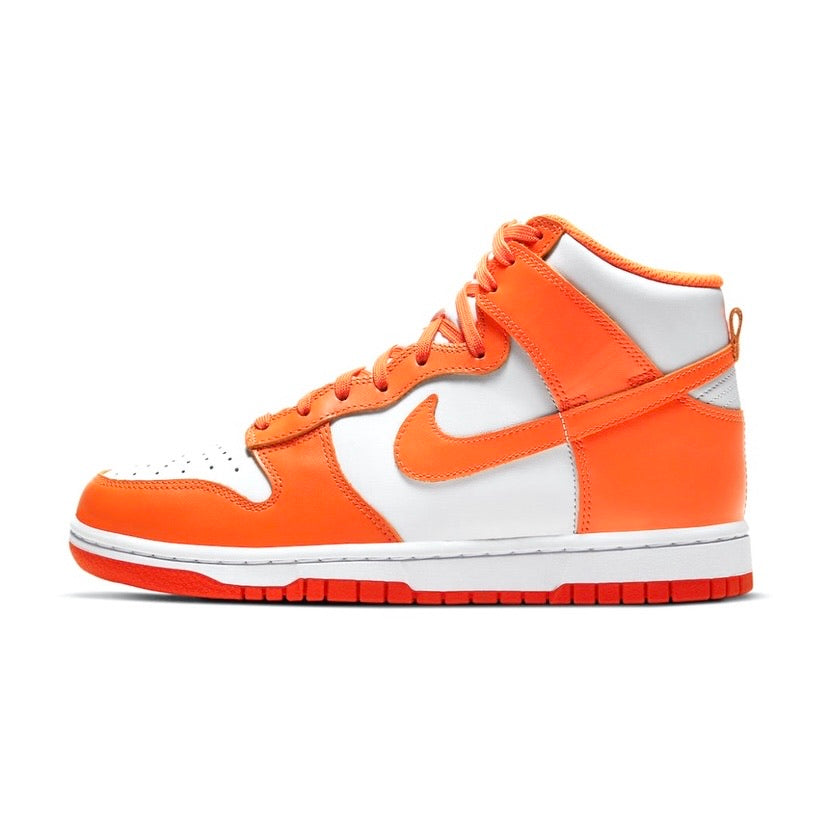 Nike Dunk Hi Retro Syracuse White Orange Blaze White