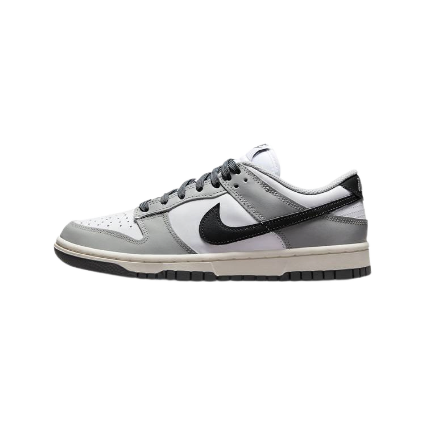 Women's Dunk Low White Iron Smoke Grey