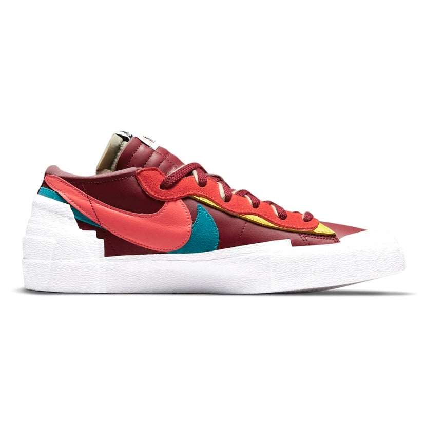 KAWS x Nike x Sacai Blazer Low Team Red Hot Lava White