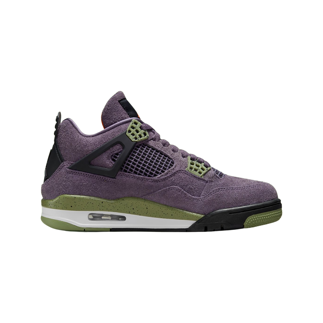 Women's Air Jordan 4 Retro Canyon Purple Safety Orange