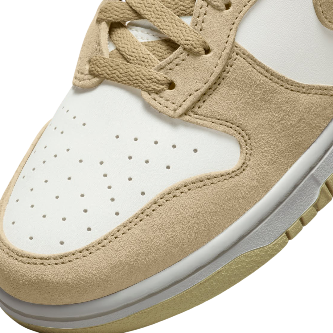 Nike Dunk High Tan Suede White