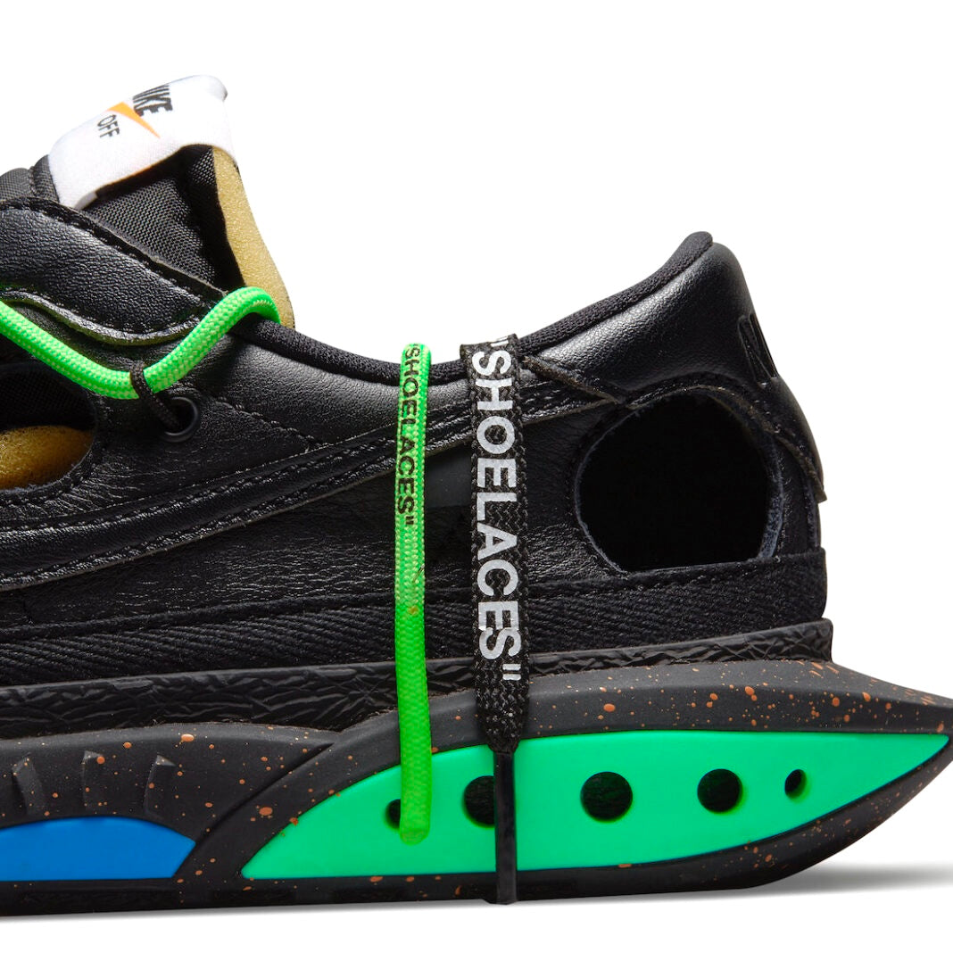 Off-White x Nike Blazer Low  Black Green