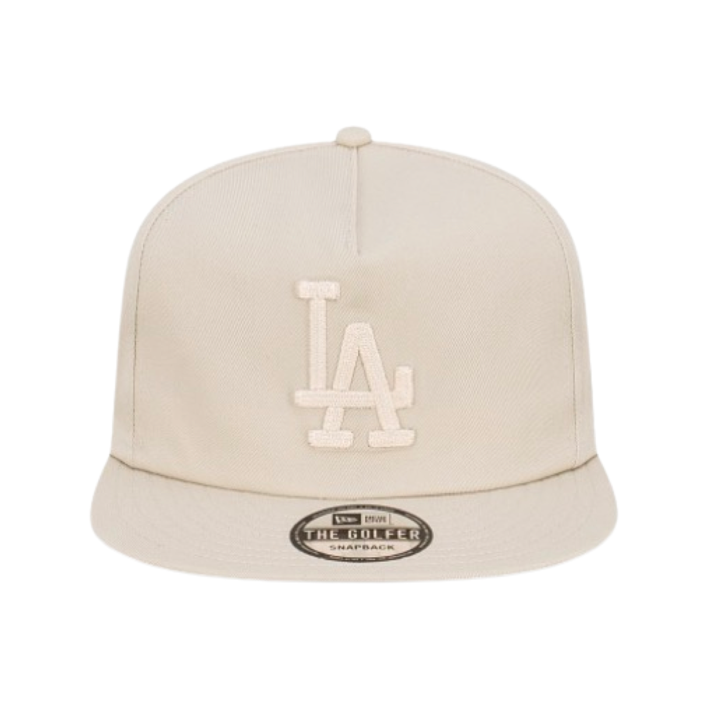 New Era Golfer LA Dodgers Stone White Chain Stitch Snapback