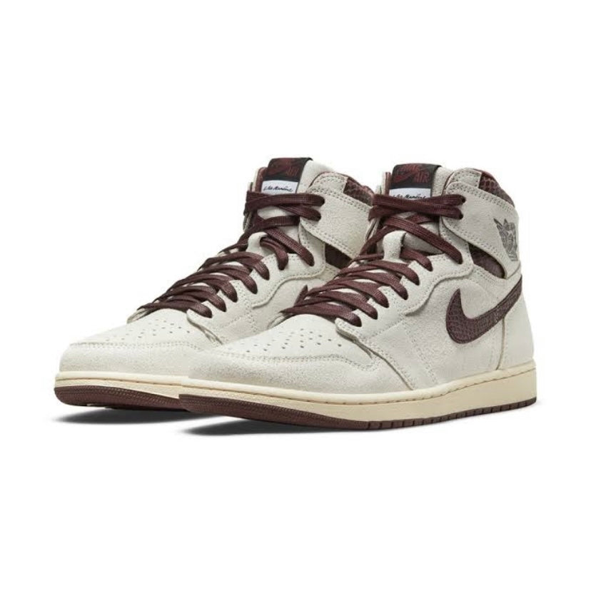 Air Jordan 1 High Retro A Ma Maniere Sail Burgundy Crush