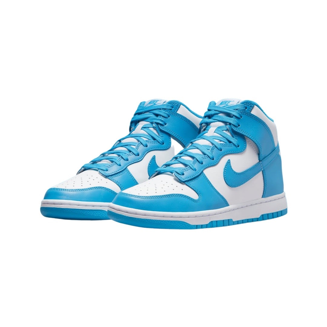 Nike Dunk Hi Retro Laser Blue White