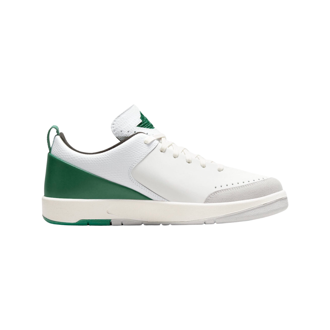 Women's Air Jordan 2 Nina Chanel Abney White Malachite Neutral Grey