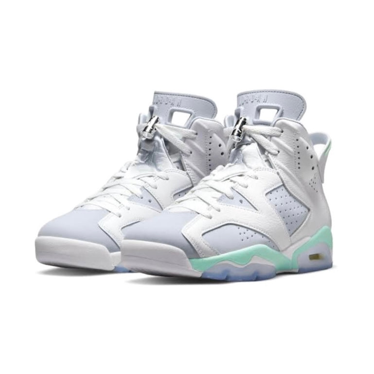 Women's Air Jordan 6 Retro White Pure Platinum Mint Foam