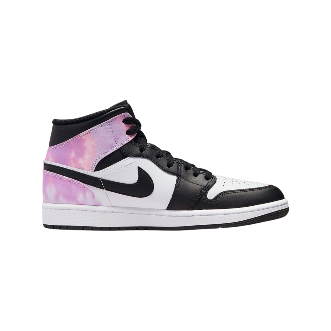 Air Jordan 1 Mid GS Zen Master Tie Dye Bleached Coral White