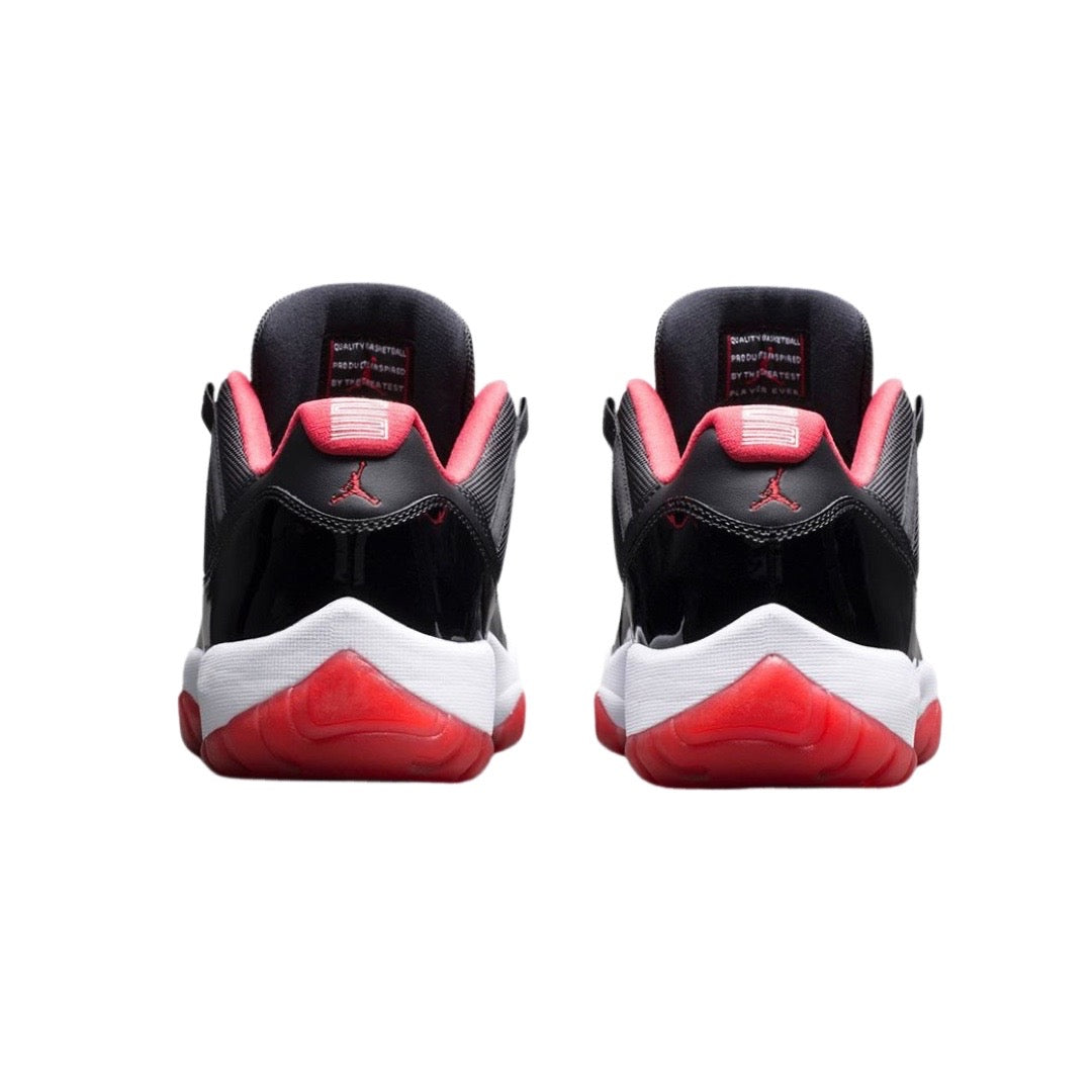 Air Jordan 11 Low BRED Black True Red White