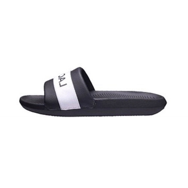 Lacoste 0721 Croco Slides CMA Navy White