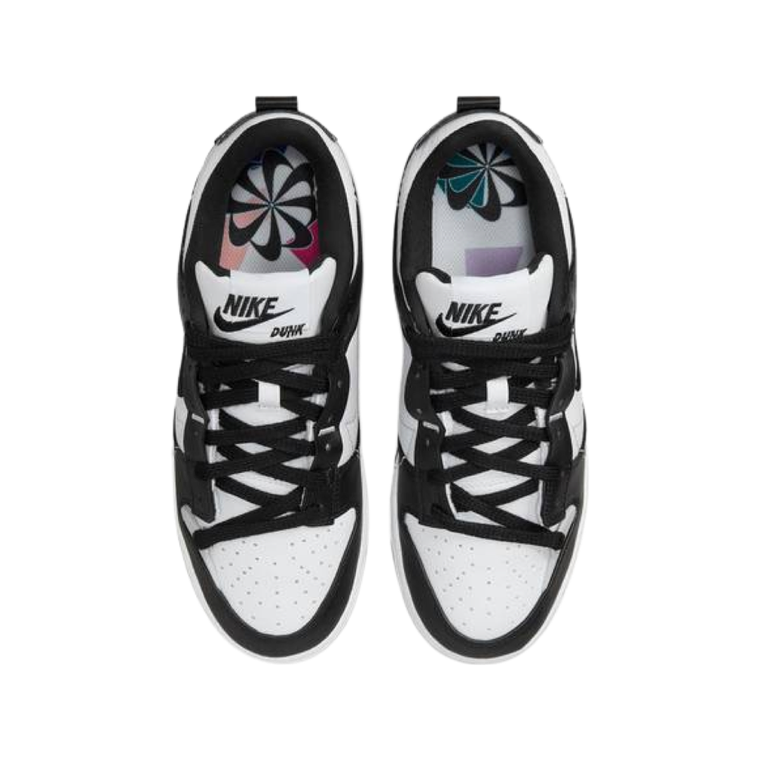 Women's Dunk Low Disrupt 2 Panda Black Pure Platinum White