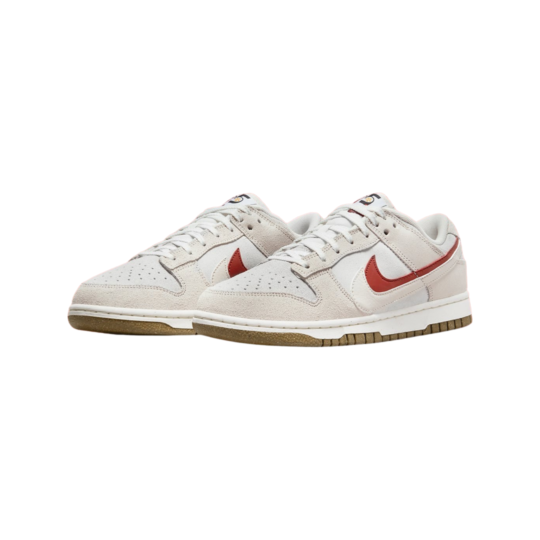 Nike Women's Dunk Low Summit White Double Swoosh Phantom Cinnabar