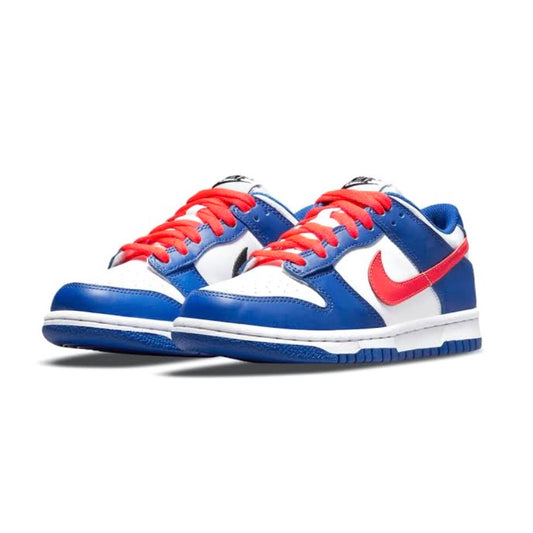 Nike Dunk Low GS White Royal Bright Crimson