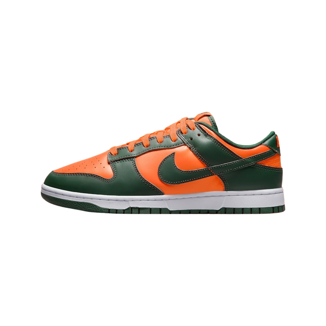 Dunk Low Retro Miami Hurricanes Team Dark Green Team Orange White