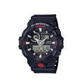 G-Shock GA700-1A Black Red Silver