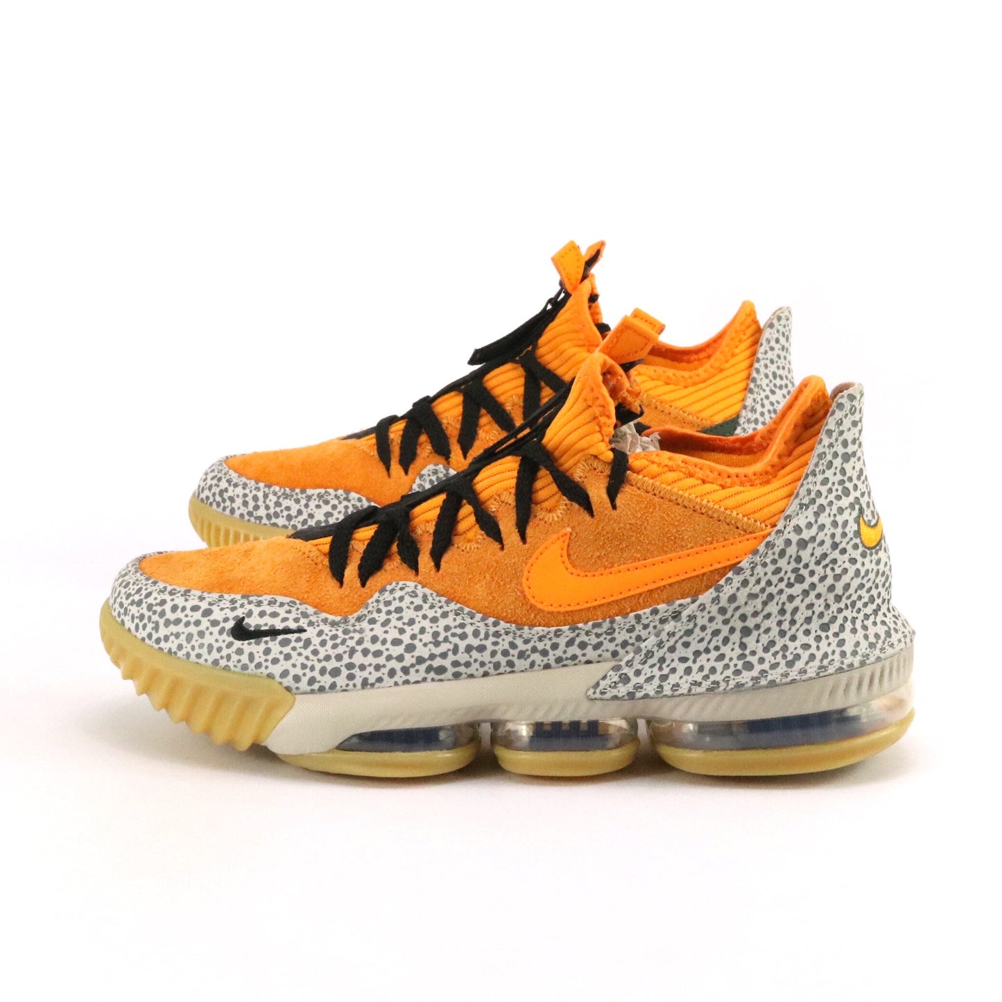 Lebron 16 Low Atmos Safari Kumquat Black