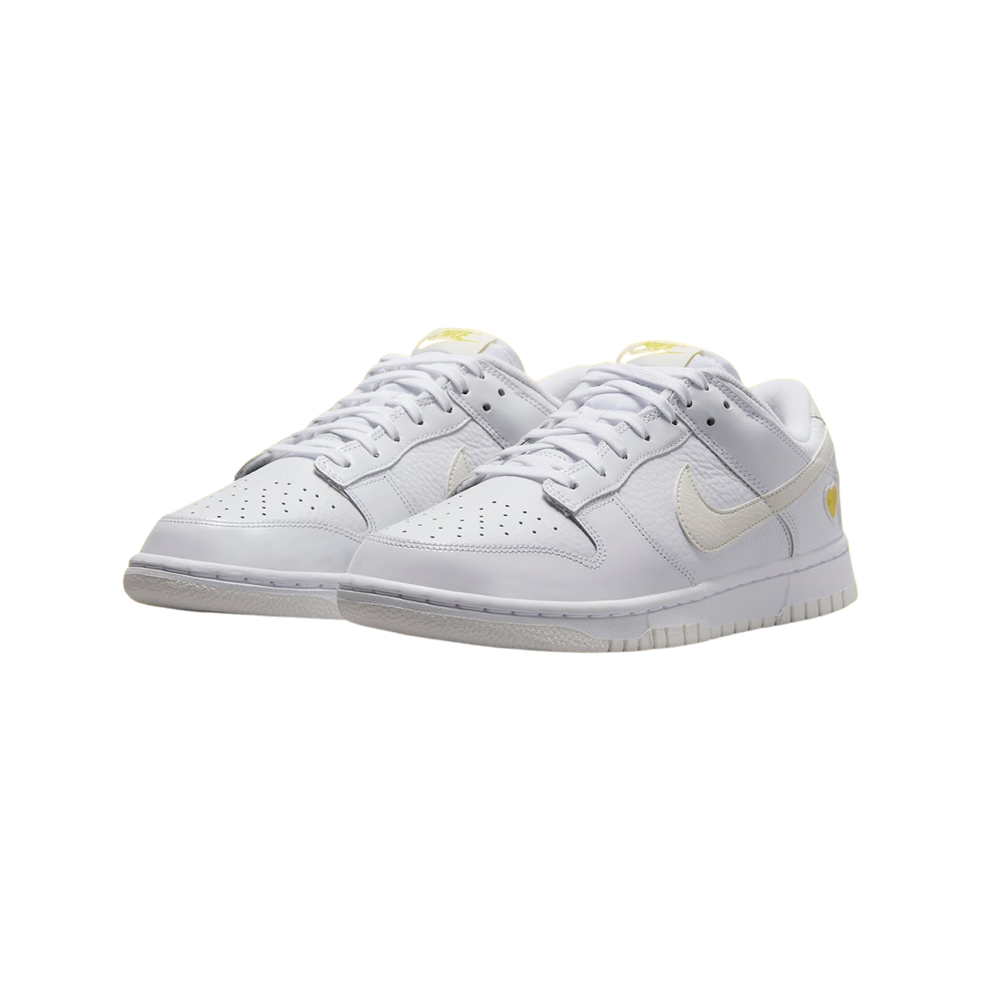 Nike Women's Dunk Low Valentine's Day Yellow Heart White