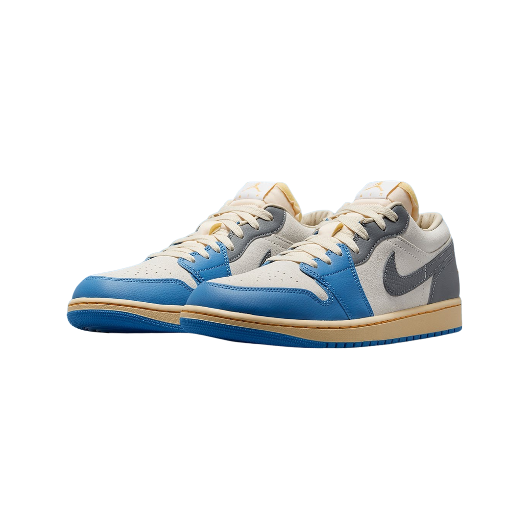 Air Jordan 1 Low SE UNC Grey Dutch Blue Smoke Grey Sail